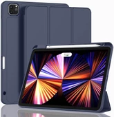 Apple iPad Pro 11inç M4 2024 Kılıf Pen Charge Kalem Bölmeli A2836 A2837 A3006 - 4