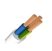 HÜNKA 3x1.5mm TTR Elektrik Kablosu BEYAZ (Çok Telli Esnek Kablo) - 2