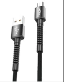 LİNKTECH USB-Micro 1M Şarj Data Kablosu 3A Siyah/Beyaz - 1