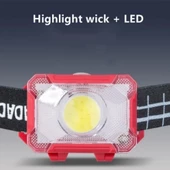 5w Ledli Madenci Kafa Lambası Feneri 3*AA Kalem Pil İle Çalışır - 4