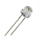 ŞEFFAF MAVİ MANTAR LED DİYOT 3,5 VOLT (1 Adet) - 1