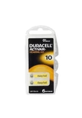DURACELL Kulaklık İşitme Cihazı Pili 10 1.45V 6lı Paket - 1