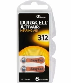 DURACELL KULAKLIK PİLİ 312 1,45V 6LI PAKET - 1