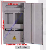 MERT 1702 S.A. 2 TRİFAZE SAYAÇLI PANO - 1