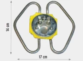ENDER Kelebek Model 1200w Semaver Çaymatik Çay Kazanı Rezistansı 220V 6.5 ? Cr-Ni - 1