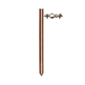 BAKIR Topraklama Çubuğu Çap ?12mm Boy 70cm Cu Tam Bakır - 2