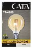 CATA 6W RUSTİK LED AMPUL AMBER G95 (BALON) - 3