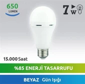 NEXT LED 7W LED AKÜLÜ ŞARJLI AMPUL 4000K 650lM - 2