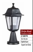 ZERPA KARE SET ÜSTÜ ARMATÜR SİYAH - 1