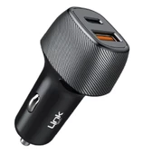 LİNKTECH 48w Telefon Araç Şarj Cihazı Aleti USB + Type-C - 1