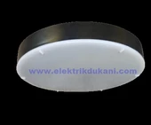 LUSTER 18W S.Ü. DOLUNAY LED ARMATÜR SİYAH KASA 6500K - 3