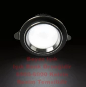 LUSTER 7W SPOT BELİNDA SİYAH KASA 6500K thumbnail 4