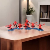VIP SPIDERMAN ÖRÜMCEK ADAM KARAKTER SET 7Lİ BİBLO SET SPIDERMAN OYUNCAKLARI ÖRÜMCEK ADAM OYUNCAKLARI - 1