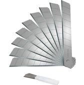 Yedek Maket Bıçağı Ağzı (10lu Pk.) 18mm x 0.5mm (Falçata Ağızı) - 1