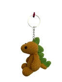 E-TOKAM AMİGURUMİ HARDAL DİNO ÖRGÜ ANAHTARLIK - 1