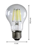 HEKA 6W RUSTİK LED AMPUL BEYAZ 6500K ŞEFFAF - 2