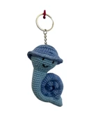 E-TOKAM AMİGURUMİ MAVİ LOLİ ÖRGÜ ANAHTARLIK - 1