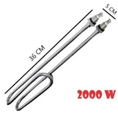 ENDER Kıvrık Model 2000w Semaver Çaymatik Çay Kazanı Rezistansı 220 V 8.5 ? Cr-Ni - 2