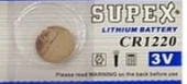 SUPEX CR-1220 Lityum 3v 3 Volt Kumanda Pili Para Düğme Pil (1 Adet Fiyatıdır) - 3
