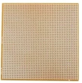 120x120mm Delikli Bakır Plaket Tek Taraflı Devre Kartı 12x12 - 1