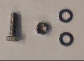 PASLANMAZ METRİK 6 KROM 25MM CİVATA+SOMUN+PUL - 1