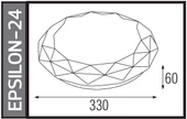 HOROZ Epsılon 24w Led Glop Beyaz Kasa 6400K Beyaz Işık IP20 - 2