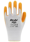 BEYBİ POLYESTER YARI KAPLI İŞ ELDİVENİ SARI NO:9 L - 1