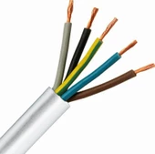 HÜNKA 5X1,5 mm TTR KABLO BEYAZ - 1