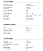 İNOLED 40W LED ETANJ ARMATÜR IP65 6500K 120CM - 5