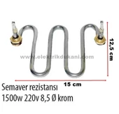 ENDER M Model 1500w Semaver Çaymatik Çay Kazanı Rezistansı 220V 8.5 ? Cr-Ni - 2