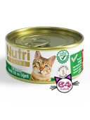 Nutri Feline 85Gr Ton Balıklı Tavuk Etli Ciğerli Tahılsız 64Adet Yaş Kedi Maması - 1