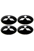 MITSUBISHI Jant Göbek Arması Yapıştırma 4 Adet 56mm - 1