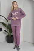 Poleren 8132 Kadın Kışlık Pijama Takımı - 2
