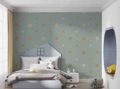 Yıldız Temalı Çocuk Odası Duvar Kağıdı Baskı thumbnail 3