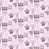 Kraliçe Tacı Temalı Çocuk Odası Duvar Kağıdı Baskı thumbnail 6