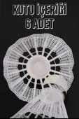 6 Adet Badminton Topu Semi-Pro Dengeli Hız Başlangıç Kutulu Mantar Kafa Deluxe Top Seti Beyaz 620 - 3