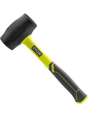 Ryobi RHHM450 Fiber Saplı Siyah Lastik Tokmak 450 GR 5132006041 - 1