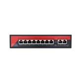 EZCOOL EZ-08PSF-FG 8PORT 8GE+2GE F.GIGABIT POE SWITCH 120W - 1