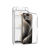 Apple iPhone 16 Pro Wiwu SQ-008 Oleofobik Easy Install Darbeye Karşı Dayanıklı Temperli Cam Ekran Koruyucu + Kolay Uygul - 2