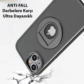 Zhltools iPhone 14 Plus İçin Magsafe Uyumlu Yüzük Standlı Manyetik Silikon Kılıf thumbnail 3