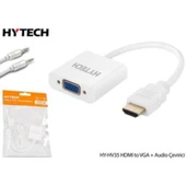 Hytech HY-HV35 Hdmi To Vga + Audio Çevirici - 1