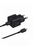 Samsung 25W SÜPER HIZLI SİYAH TYPC-E ŞARJ SETİ - 3