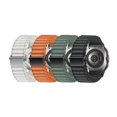 ​​Galaxy Watch Ultra 47mm Redclick KRD-120 Naylon Kumaş Hasır Örgülü Kordon thumbnail 7