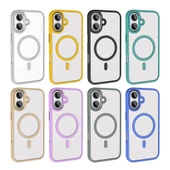 Apple iPhone 16 Kılıf Wireless Şarj Özellikli Redclick Krom Magsafe Silikon Kapak thumbnail 12