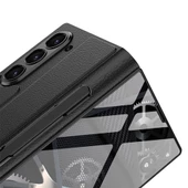 ​Galaxy Z Fold 6 Kılıf Kamera Korumalı Kartlıklı Kalem Bölmeli Redclick Kıpta Marble Drago Kılıf thumbnail 3