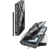 ​Galaxy Z Fold 6 Kılıf Kamera Korumalı Kartlıklı Kalem Bölmeli Redclick Kıpta Marble Drago Kılıf thumbnail 4