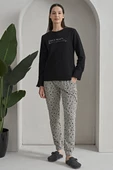 Poleren 8129 Kadın Kışlık Pijama Takımı - 2