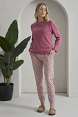 Poleren 8129 Kadın Kışlık Pijama Takımı - 1