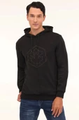Lumberjack A10188949208010 Siyah Erkek Sweatshirt - 1