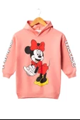 Kız Çocuk Kapşonlu Mini Mouse Tunik  Sweatshirt 4/8 Yaş - 1